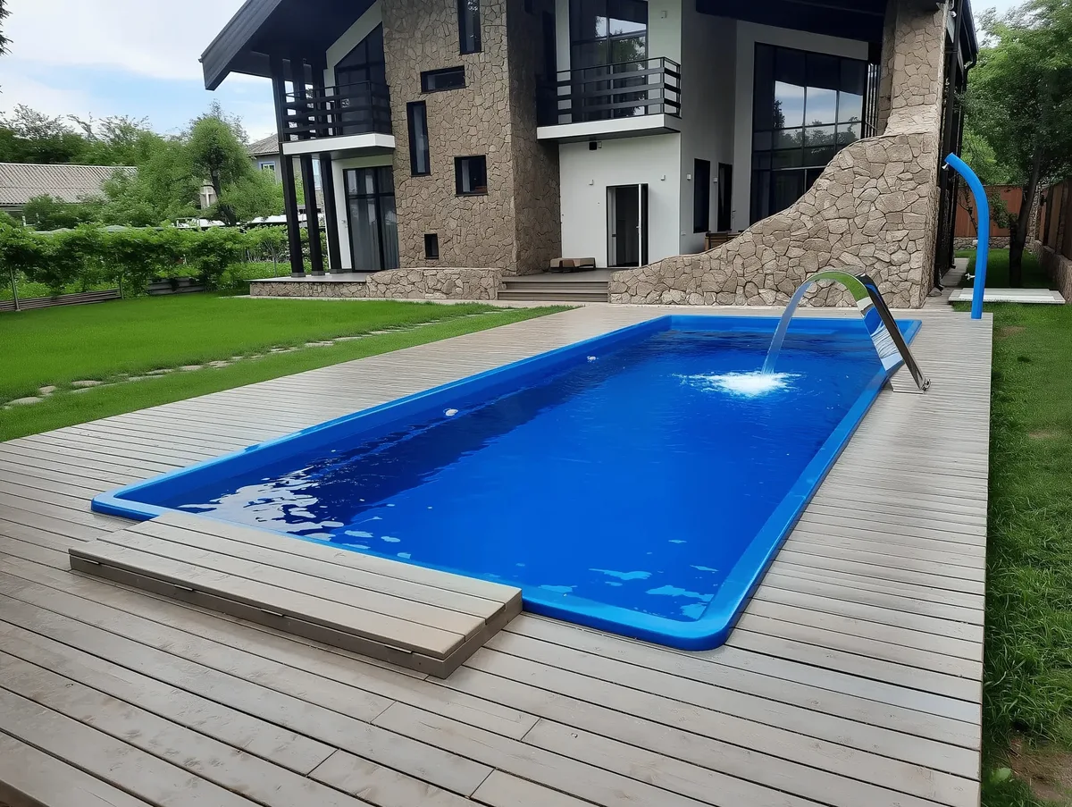 Композитный бассейн Laguna 9 — вид сверху в Брянске