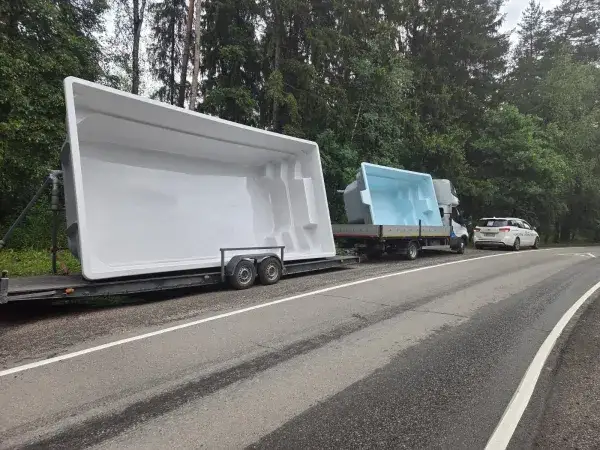 Доставка бассейна в Брянске